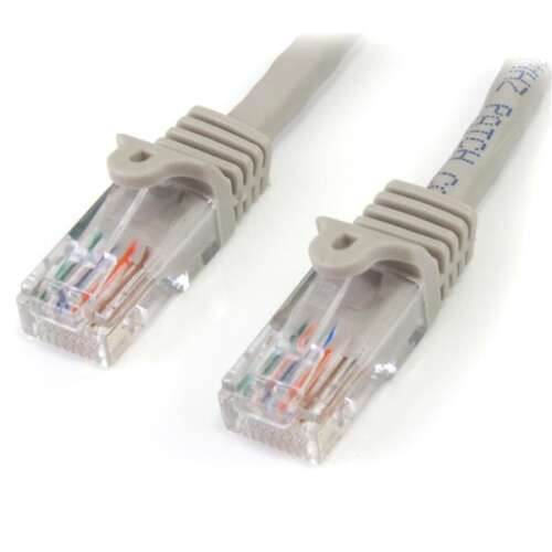 StarTech 3m CAT5e UTP Patch kábel, Szürke - Kábel