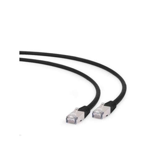 Gembird FTP Cat6A patch kábel, 0,25m, fekete - Gembird