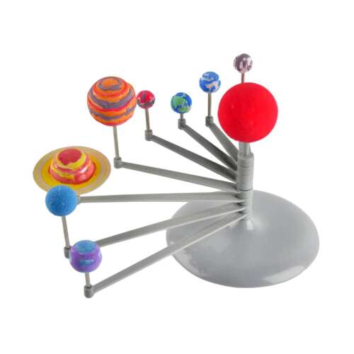 Solar system model kit for kids, build your own solar system with planets, sun, and stand