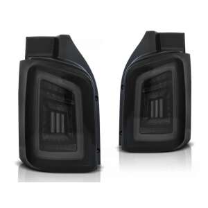 VW T5 Transporter 2003-2015 Füstös Fekete-Fehér LED Hátsó Lámpa - Autólámpa