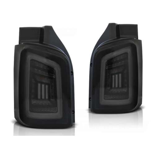 VW T5 Transporter 2003-2015 Füstös Fekete-Fehér LED Hátsó Lámpa