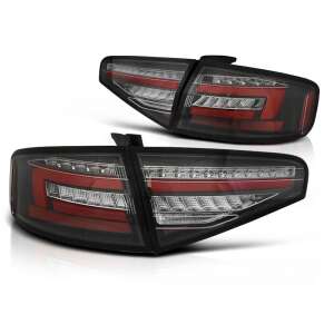 Audi A4 B8 Sedan 2012-2015 Fekete LED Hátsó Lámpa