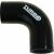 TurboWorks Elbow 90st TurboWorks Schwarz 76mm 36368523