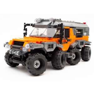 XINGBAO Offroad Adventure Super Car 529 piece building set, orange and grey, 6x6, assembled - Plastic Building Toy