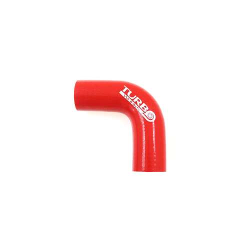 TurboWorks - 90° Szilikon Könyökcső - 38 mm - Piros