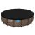 Bestway Flowclear 549cm pool cover on rattan style pool