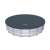 Bestway Flowclear 549cm round pool cover, black, on a white pool