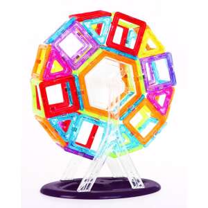 Magnetic building blocks set, 86 pieces, build a sphere, wheel, and other shapes - Magnetic building game