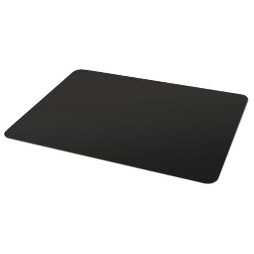 Nagyméretű Padlóvédő székalátét, 140x100, PVC otthoni és irodai használatra, matt fekete