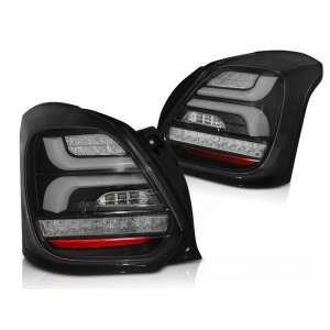 Suzuki Swift Vi 2017- LED Szekvenciális Fekete Hátsó Lámpa - Autólámpa