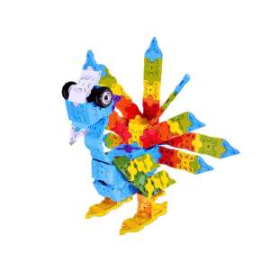 Színes kreatív 3D blokkok - papagáj 36370008 
