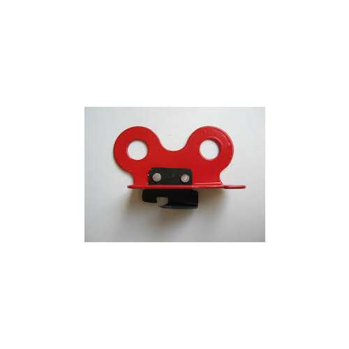 Red retro manual can opener