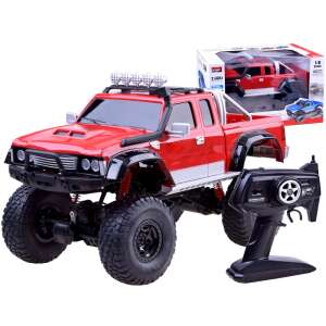 Red remote control off-road truck with 4WD, 2.4GHz, 1:8 scale - Nonbrand Remote control vehicle