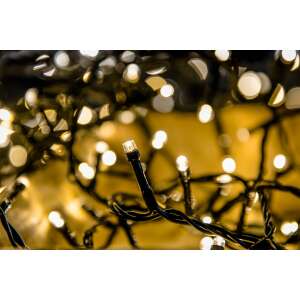 Close-up of Dekortrend Basic 120 LED fairy lights with warm white light and green cable - String Light