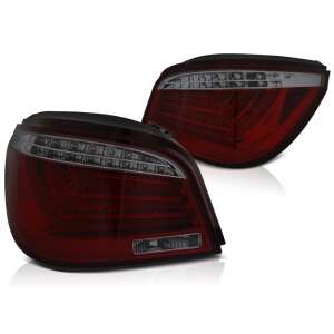 BMW E60 Seria 5 Sedan 2007-2010 Stopuri LED Roșu/Fum - Lumini auto