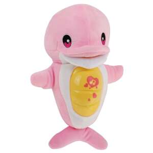 Pink plush dolphin toy with sound, perfect for calming babies - Interactive Plush Toy