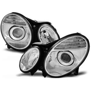 Mercedes W211 2002-2006 Króm Xenon Projektor Fényszórók - Autólámpa