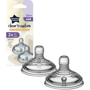 2 db Tommee Tippee Closer to Nature Advanced Anti-Colic Variábilis Folyású Cumi a cumisüveghez - Tommee Tippee