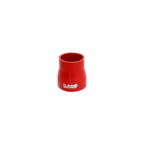 TurboWorks Szilikon Redukció - 57/76 mm - Piros