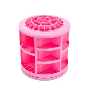 TRENDY'S pink rotating cosmetic organizer, makeup storage, 360 degree rotating, with compartments - Other bathroom accessory