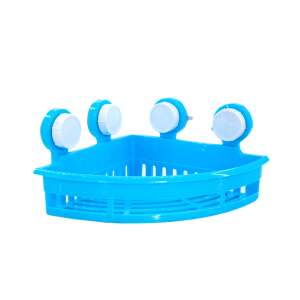 Blue corner shelf with suction cups, TRENDY'S - Other bathroom accessory