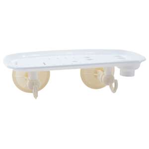 TRENDY'S Multifunctional Toothbrush Holder, White, with Suction Cups - Other bathroom accessory