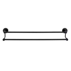 TRENDY'S double towel rack, matte black, bathroom towel holder, towel bar - Towel rack