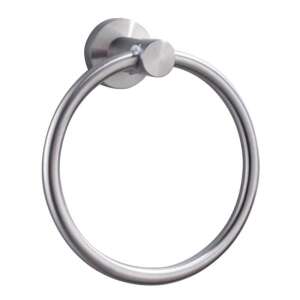 Trendy S towel ring, round, wall mounted, stainless steel - Towel rack