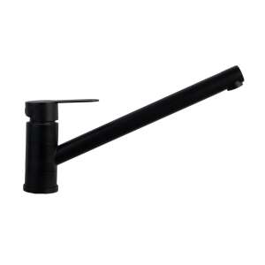 TRENDY'S konyhai csaptelep, hosszú mozgatható cső, matt fekete - Trendy S Csaptelep