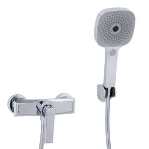 Trendy's zuhanycsaptelep, króm, fali szerelés, zuhanyfejjel és kézi zuhannyal - Trendy S Csaptelep