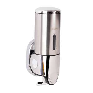 TRENDY'S silver liquid soap dispenser, 500ml, wall mountable - Soap Dispenser