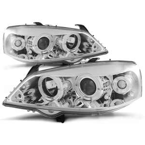Opel Astra G 1997-2004 Króm Angel Eyes Első Lámpa - Autólámpa