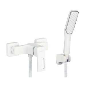 TRENDY'S fali zuhanycsaptelep, matt fehér, falra szerelhető zuhanycsaptelep, modern design - Trendy S Csaptelep