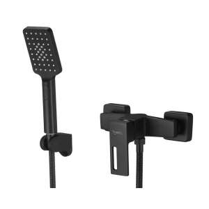 TRENDY'S falra szerelhető zuhanycsaptelep, matt fekete - Trendy S Csaptelep