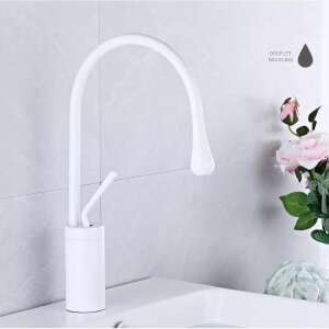 TRENDY S Matt Fehér Mosdócsaptelep, Közepes Magasságú - Trendy S Csaptelep