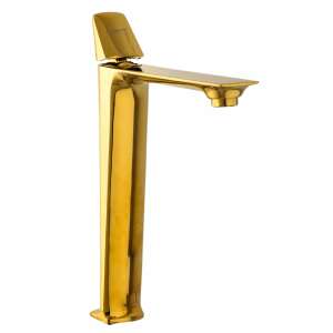 TRENDY'S arany munkalapon szerelhető mosogató csaptelep, modern dizájn, egykaros vezérlés - Trendy S Csaptelep