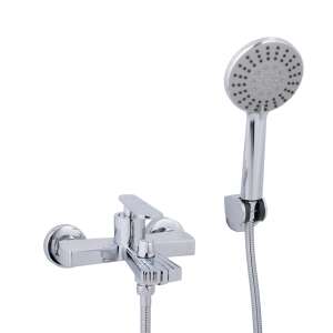 Trendy's Falra Szerelhető Kádcsaptelep, Fényes Króm, króm kádcsaptelep zuhanyfejjel, falra szerelhető - Trendy S Csaptelep