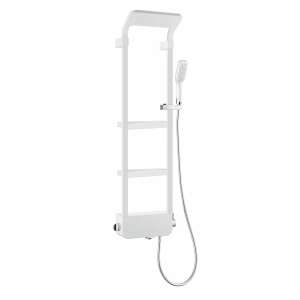 TRENDY'S shower column, three functions, matt white - Shower set