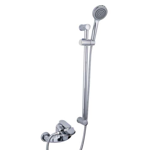 Trendy's bathtub faucet with shower, chrome finish