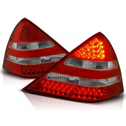 Mercedes SLK R170 LED Hátsólámpa (Piros/Fehér)