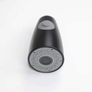 Black pull-out kitchen faucet sprayer head with two spray settings - Trendy S Faucet