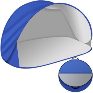 Trizand blue pop up beach tent with UV protection and carrying bag - Pool and Beach Toy