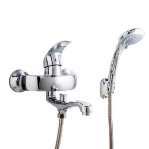 Hanba bathtub faucet with shower set, chrome finish - Faucet