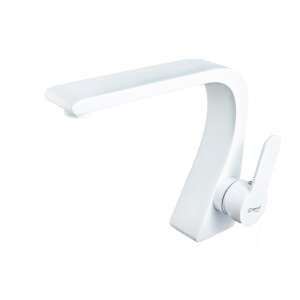 TRENDY egykaros mosdócsaptelep, matt fehér, fürdőszoba mosdócsaptelep - Trendy S Csaptelep