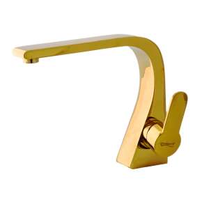 TRENDY'S Egykaros Mosdócsaptelep, arany, egykaros, fürdőszobai csaptelep - Trendy S Csaptelep