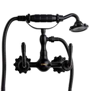 TRENDY'S Matt Fekete Zuhanycsap kézi zuhannyal - Trendy S Csaptelep