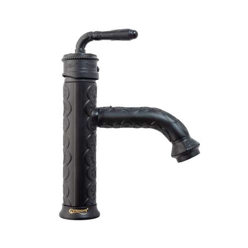 TRENDYS mosdó csaptelep matt fekete mintával