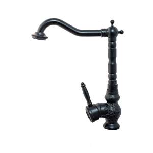 TRENDY konyhai csaptelep, fekete, virágmintával - Trendy S Csaptelep