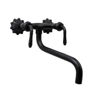 TRENDY'S falra szerelhető konyhai csaptelep hosszú csappal, matt fekete kivitelben - Trendy S Csaptelep