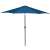 Parasol ogrodowy Springos 300 cm, niebieski, widok z boku